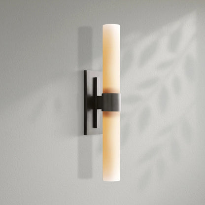 Savelle Milk Glass Sconce 23" - Lightings Menu