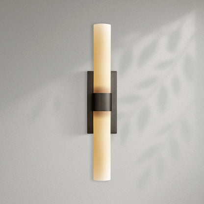 Savelle Milk Glass Sconce 23" - Lightings Menu