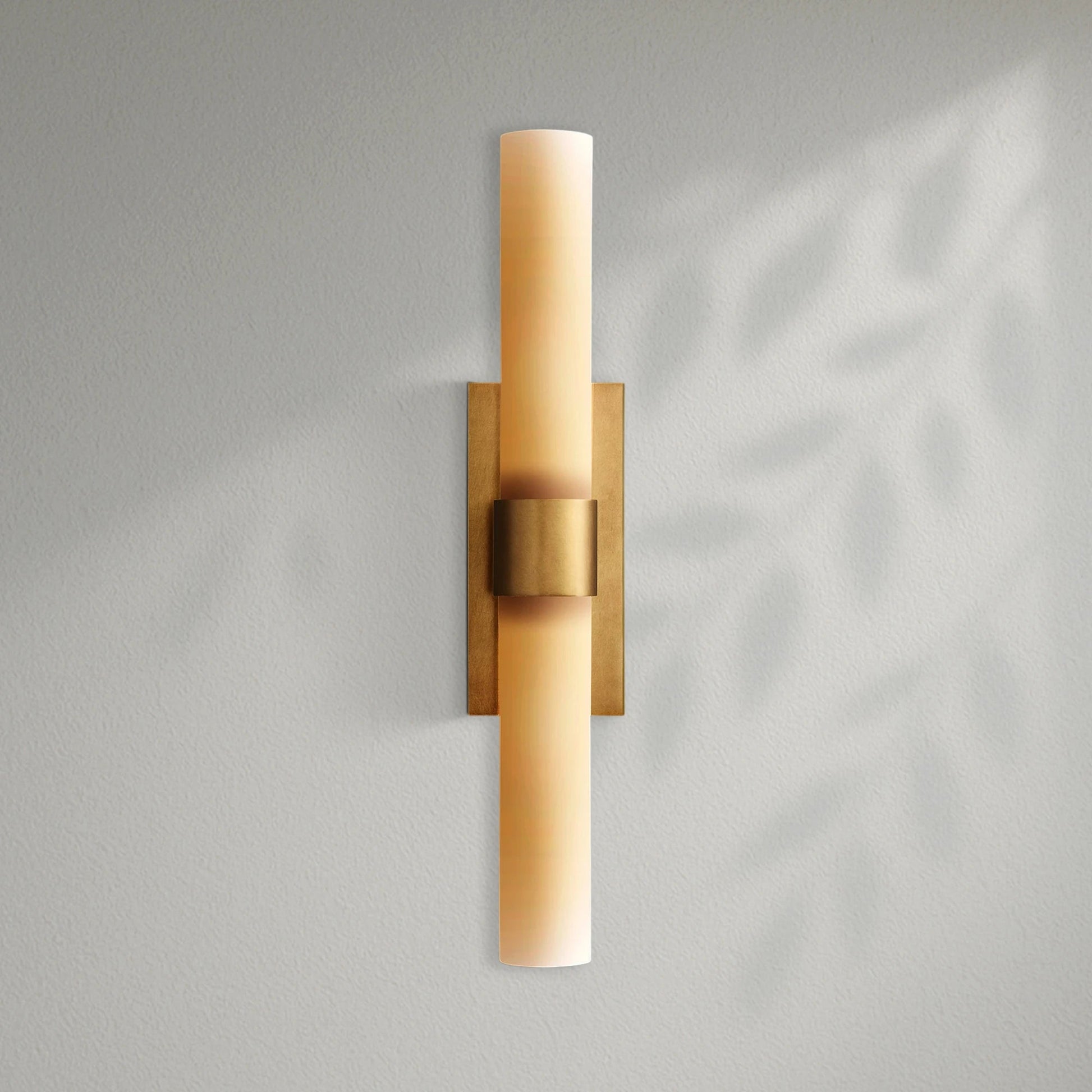 Savelle Milk Glass Sconce 23" - Lightings Menu
