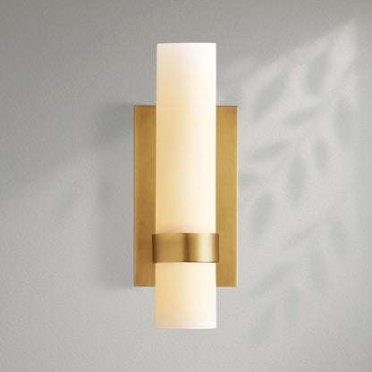 Savelle Milk Glass Sconce - Lightings Menu