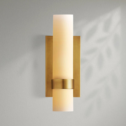 Savelle Milk Glass Sconce - Lightings Menu