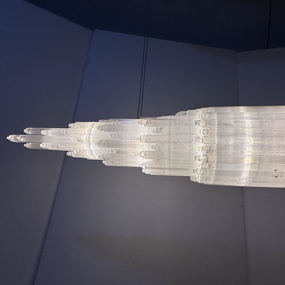 Selenine Small Chandelier 47"W - Lightings Menu