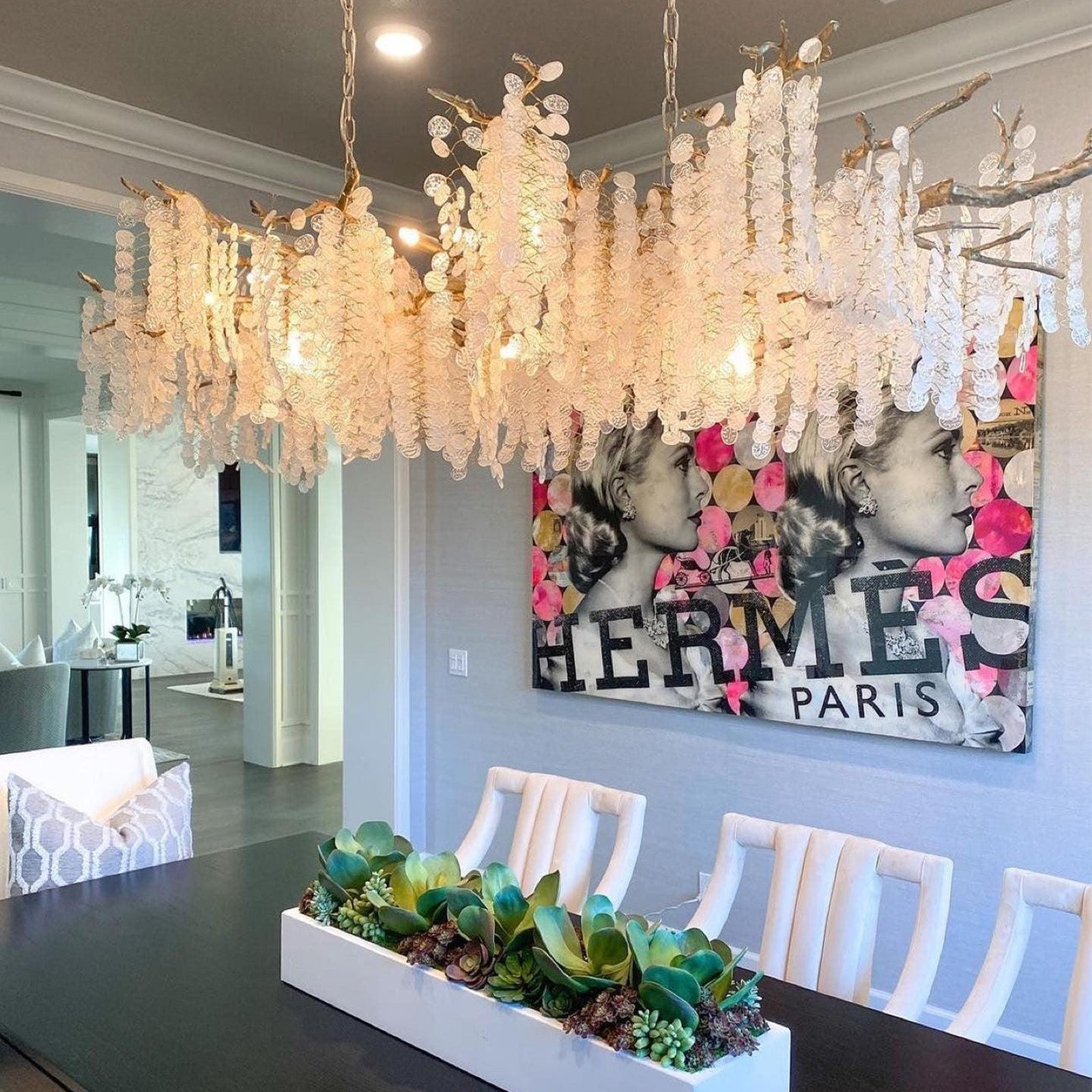 Shiro Crystal Chandelier - Lightings Menu