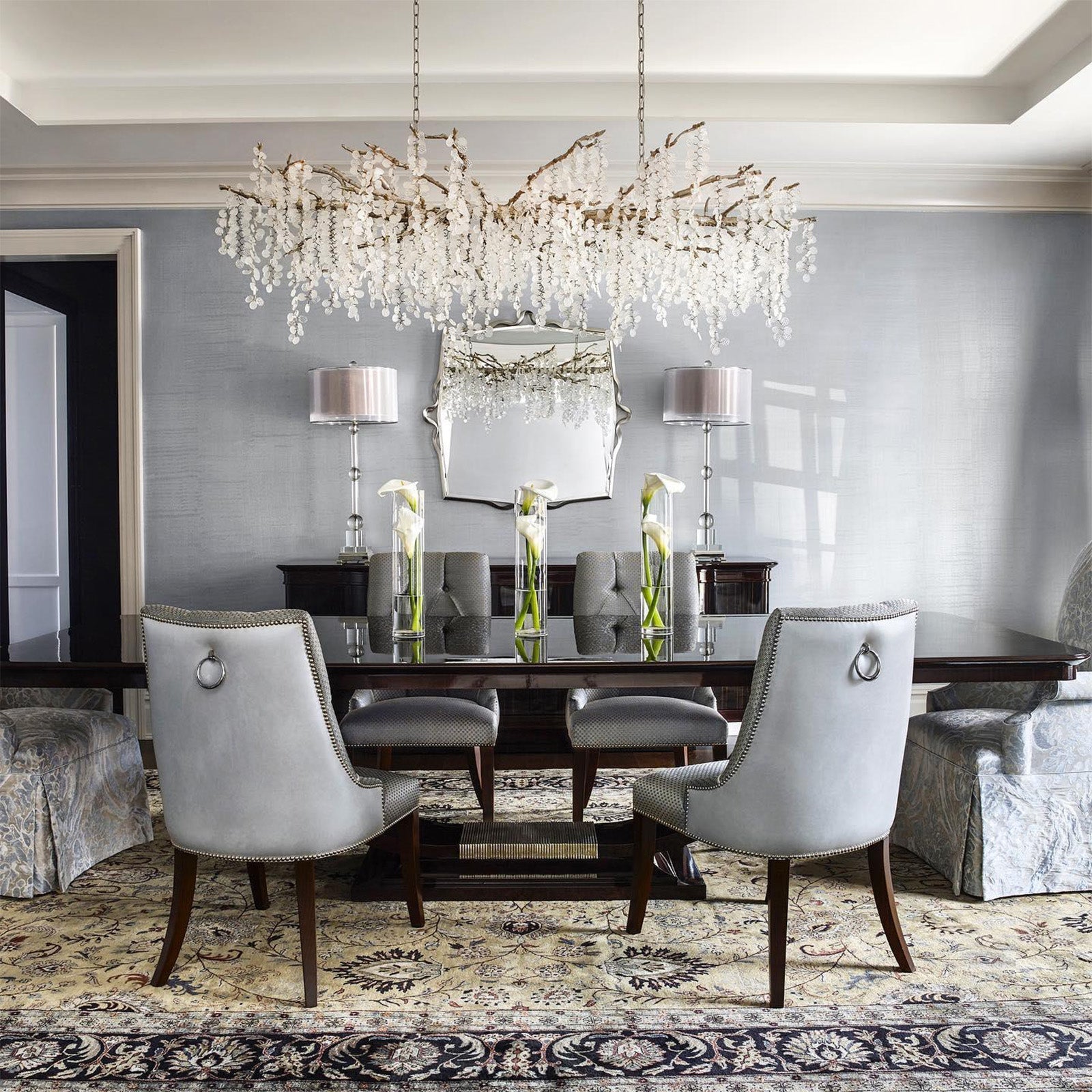 Shiro Crystal Chandelier - Lightings Menu