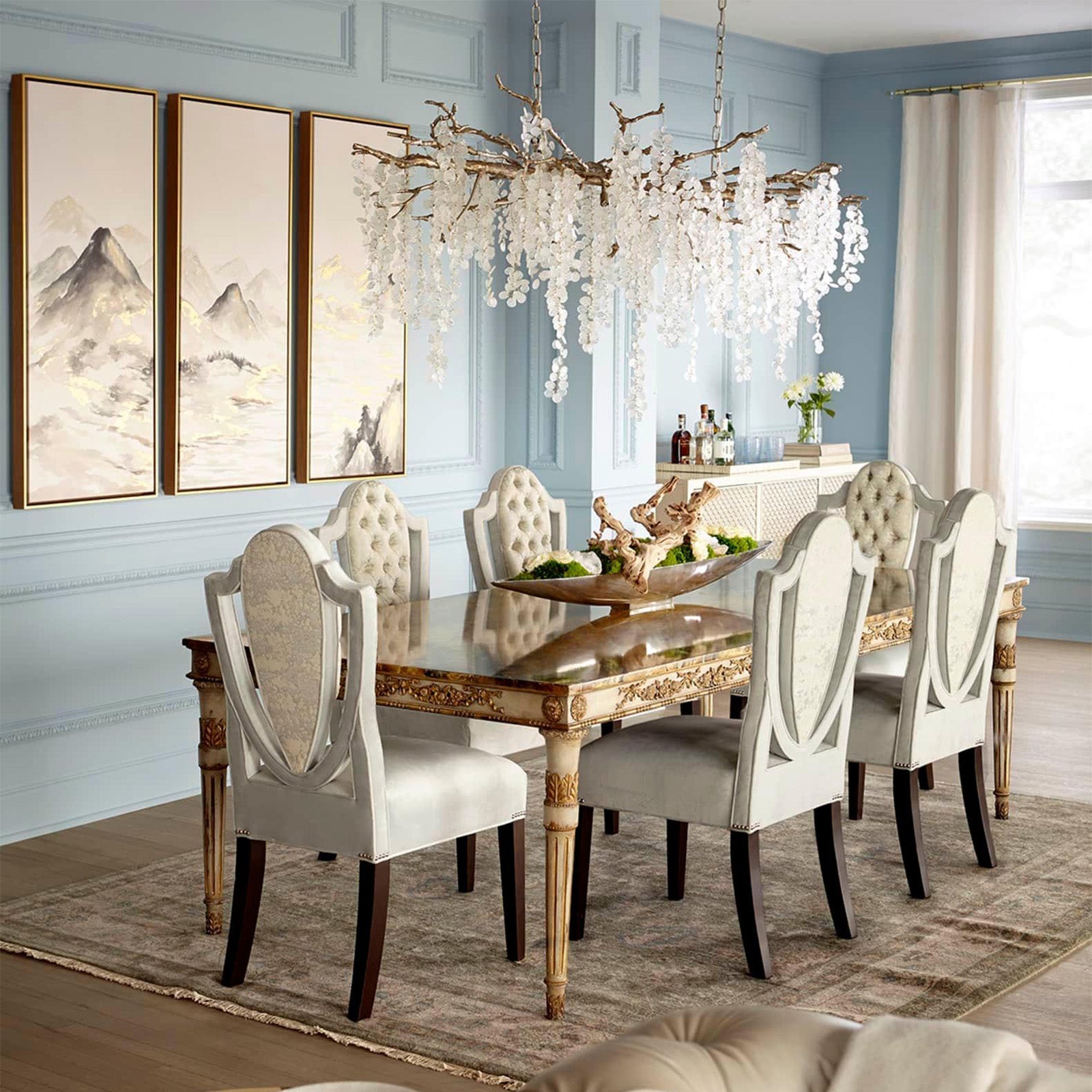 Shiro Crystal Chandelier - Lightings Menu