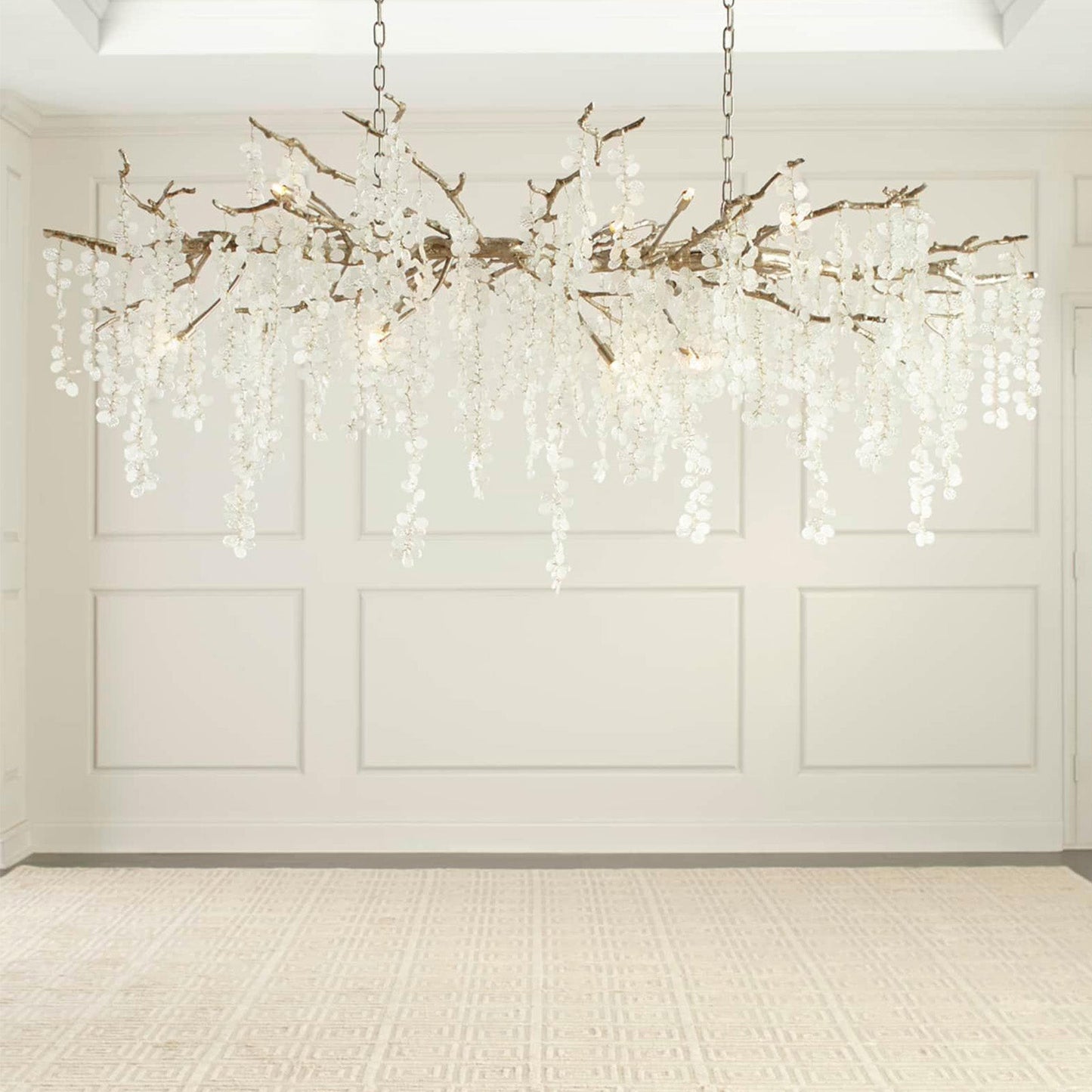 Shiro Crystal Chandelier - Lightings Menu
