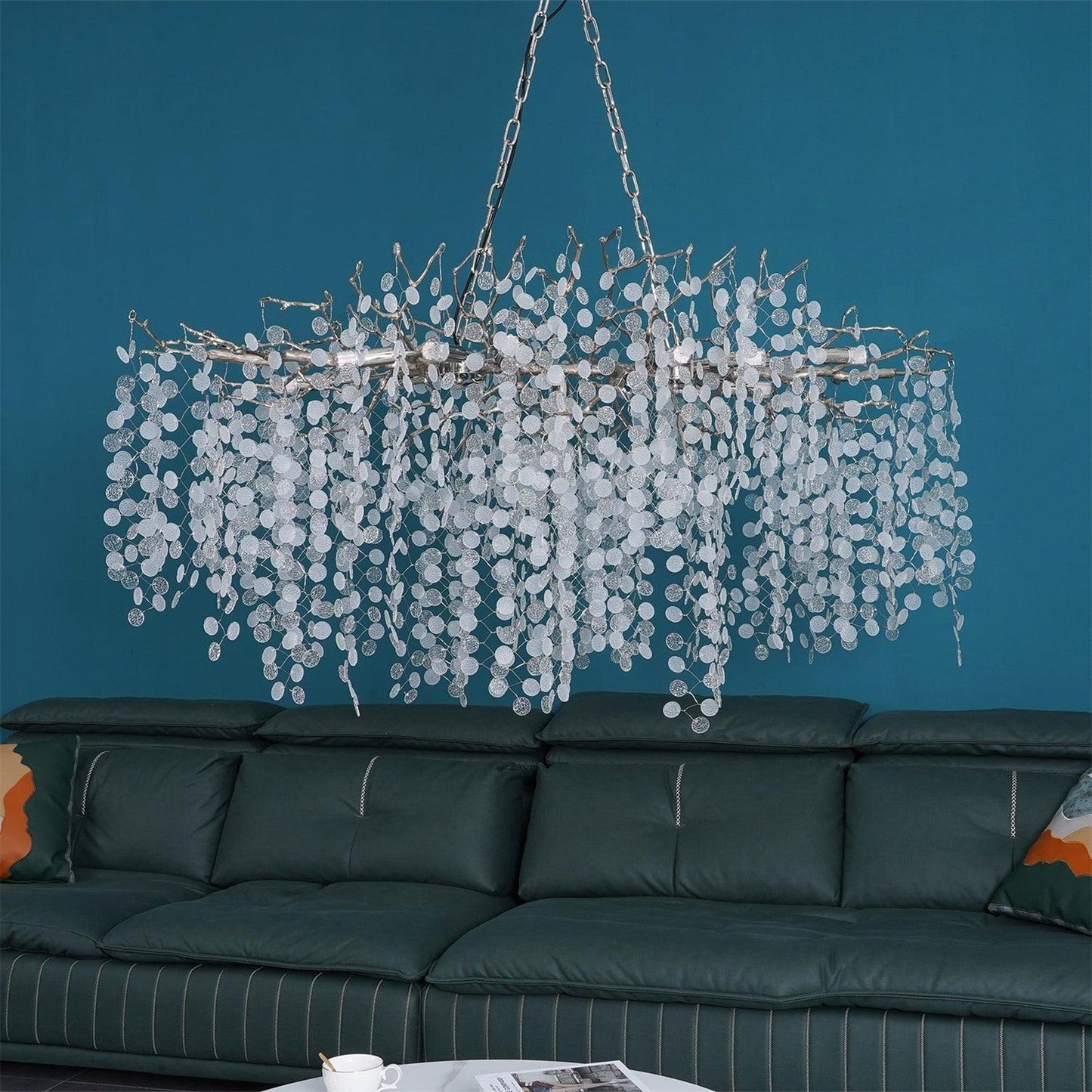 Shiro Crystal Chandelier - Lightings Menu