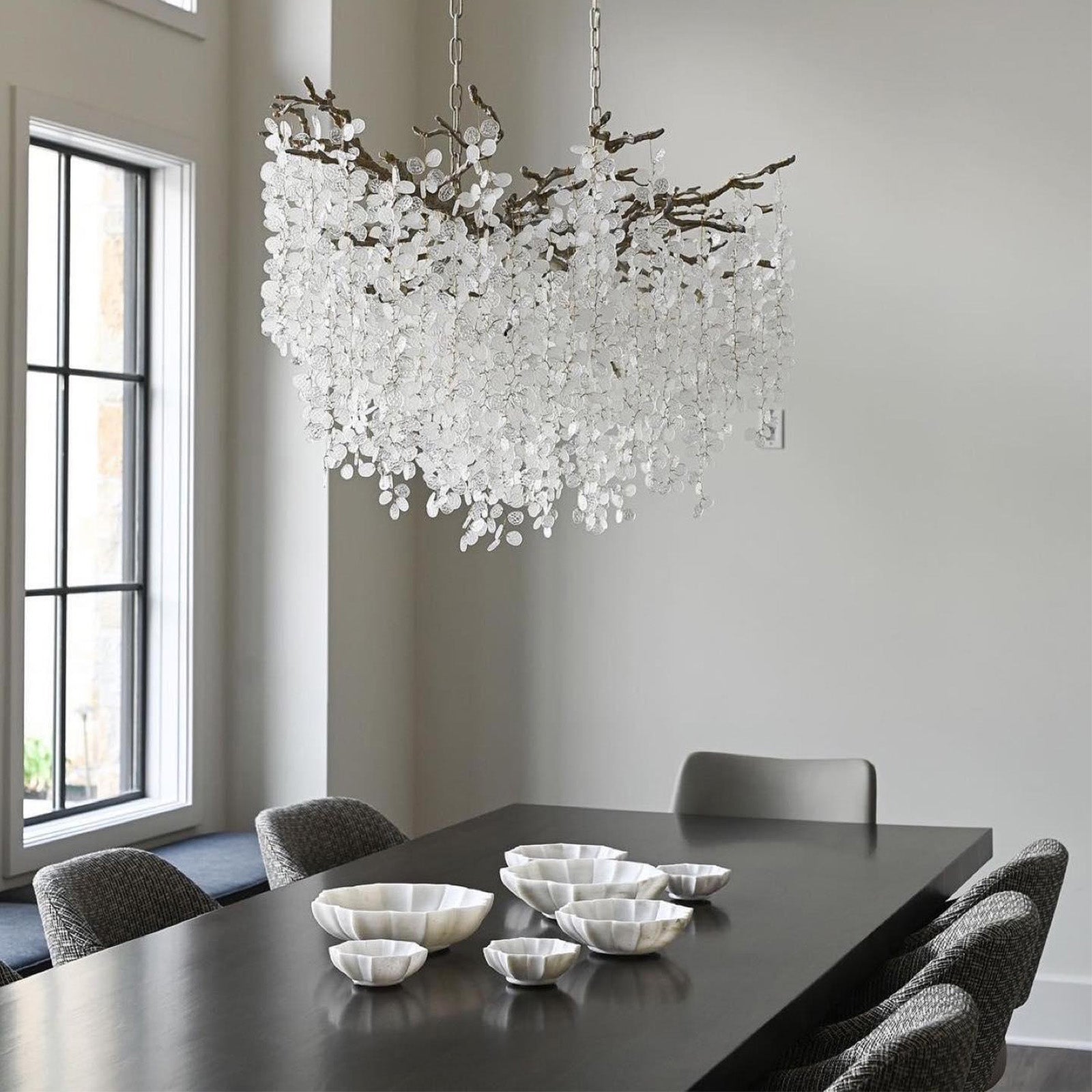 Shiro Crystal Chandelier - Lightings Menu