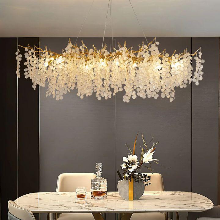 Shiro Crystal Chandelier - Lightings Menu