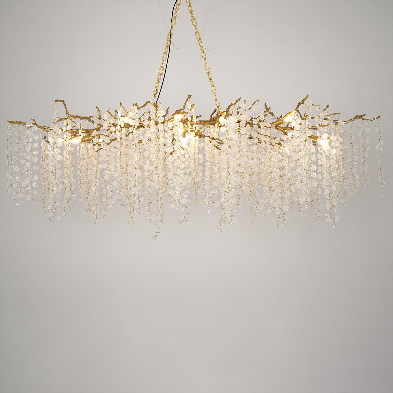 Shiro Crystal Chandelier - Lightings Menu