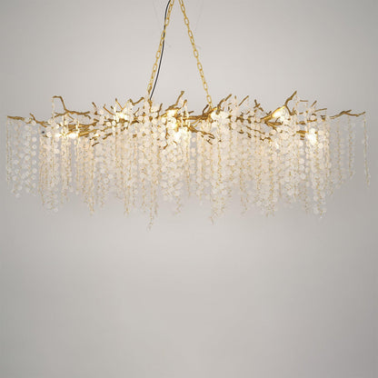 Shiro Crystal Chandelier - Lightings Menu