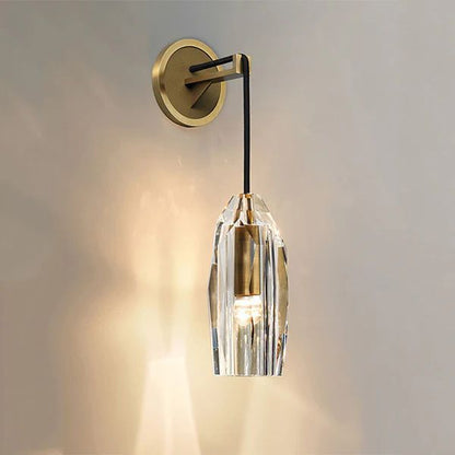 Sia Crystal Sconce 17" - Lightings Menu