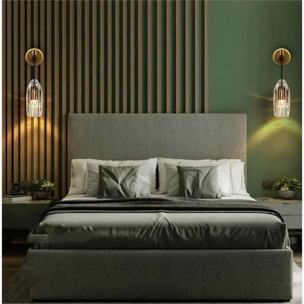 Sia Crystal Sconce 17" - Lightings Menu