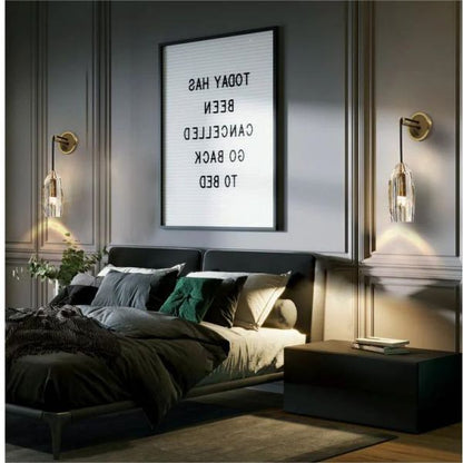Sia Crystal Sconce 17" - Lightings Menu