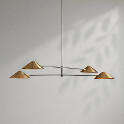 Simm 4 - Light Linear Chandelier - Lightings Menu