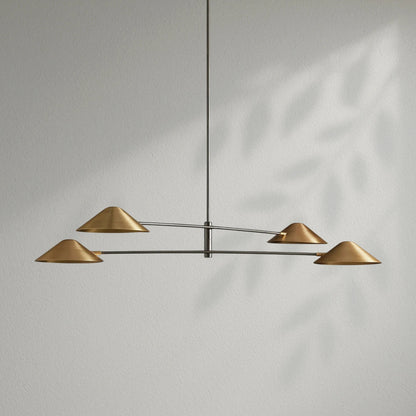 Simm 4 - Light Linear Chandelier - Lightings Menu