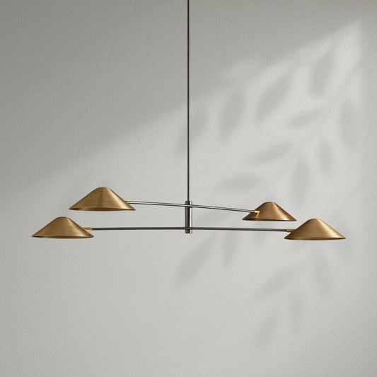 Simm 4 - Light Linear Chandelier - Lightings Menu