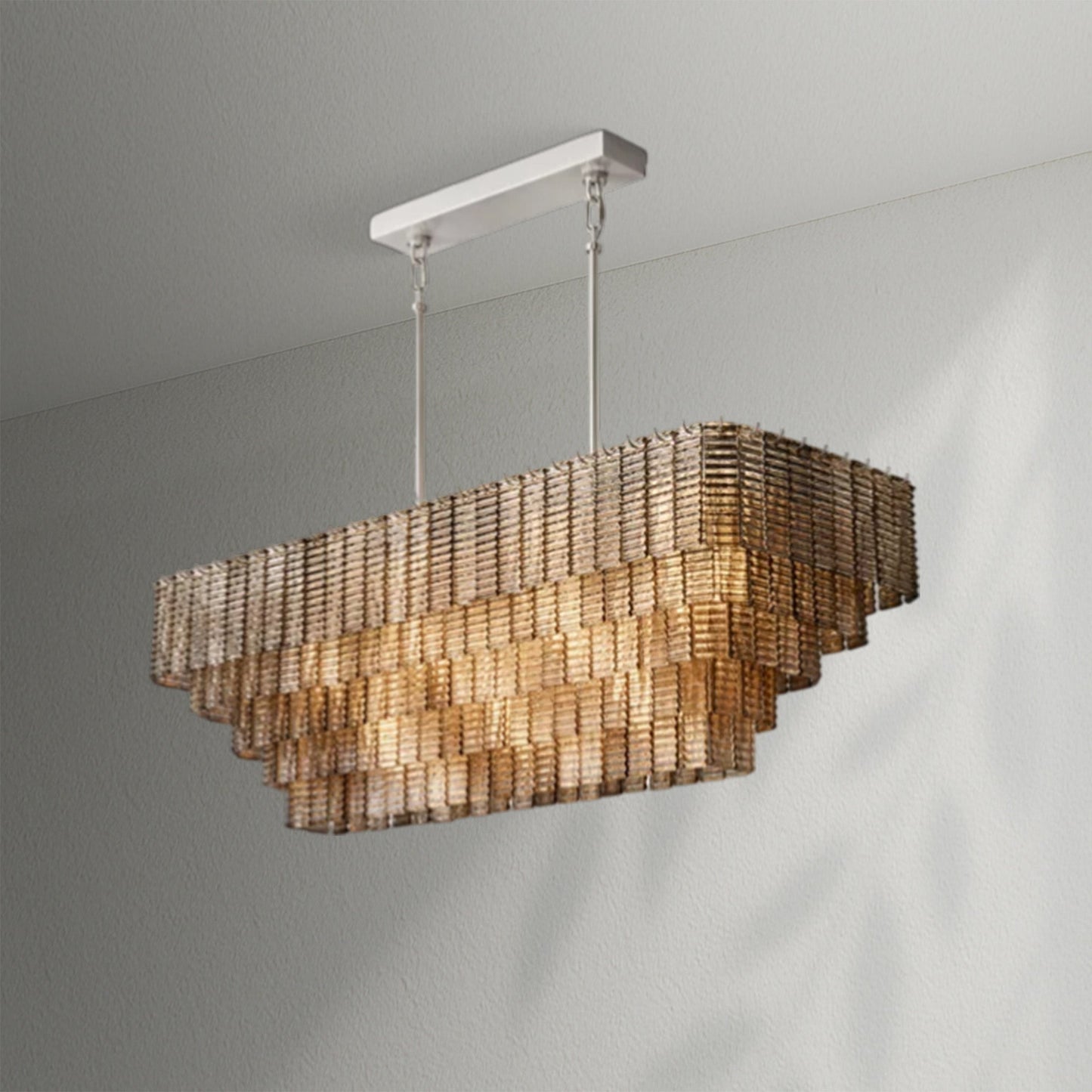 Sireno Rectangle Chandelier - Lightings Menu