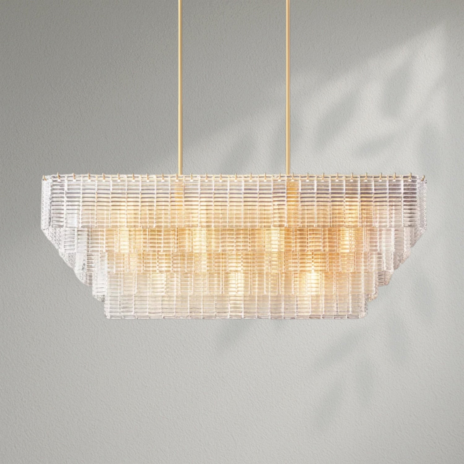 Sireno Rectangle Chandelier - Lightings Menu