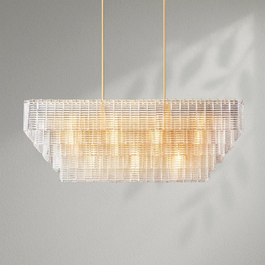 Sireno Rectangle Chandelier - Lightings Menu