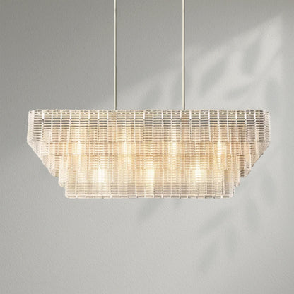 Sireno Rectangle Chandelier - Lightings Menu