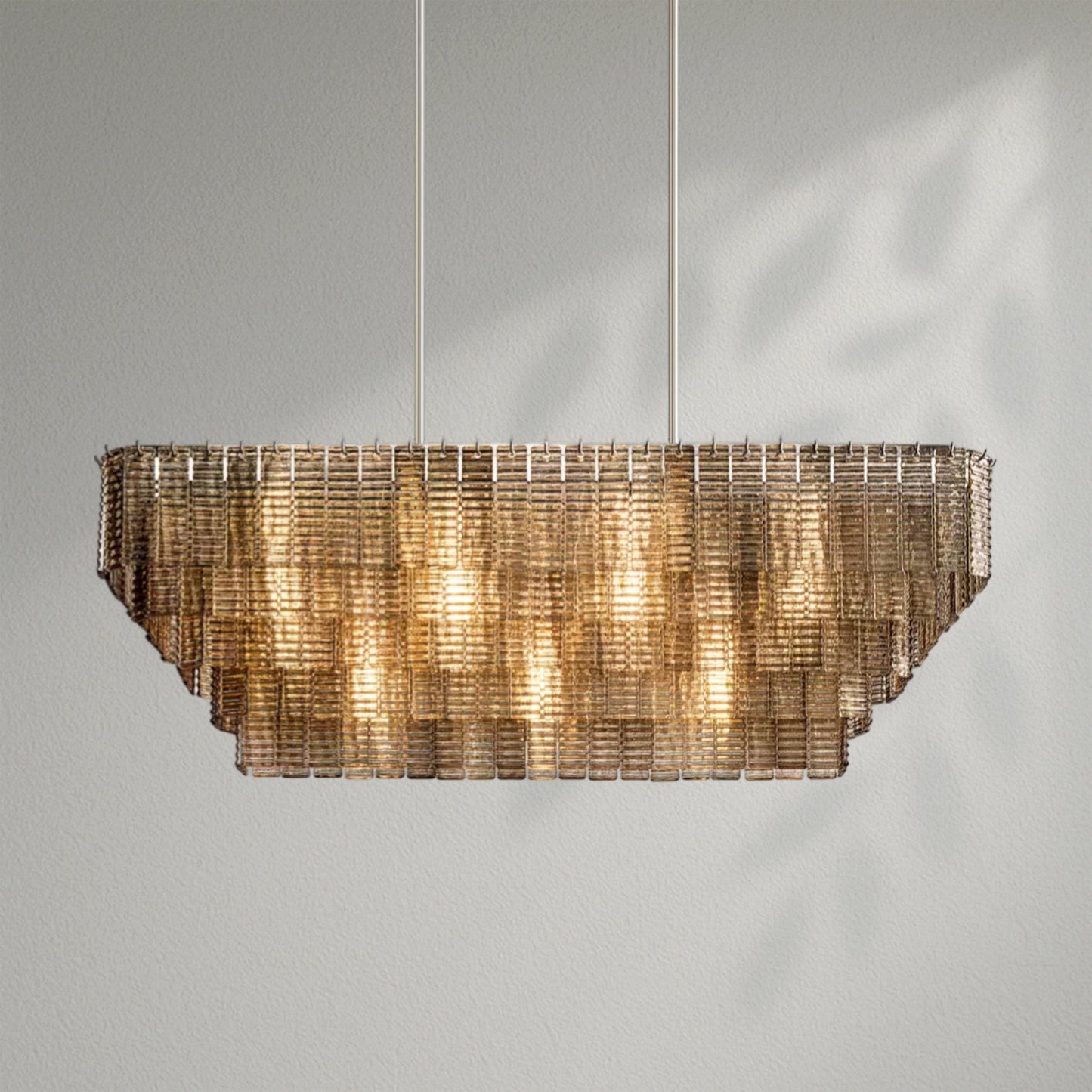 Sireno Rectangle Chandelier - Lightings Menu