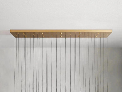 Soltairen Linear Chandelier - Lightings Menu
