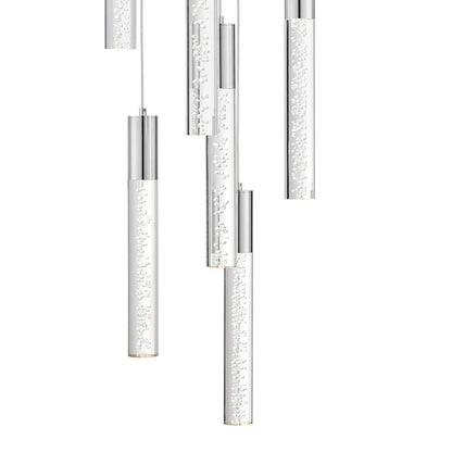 Sparkling Night Cylinder Chandelier 13 Light - Lightings Menu