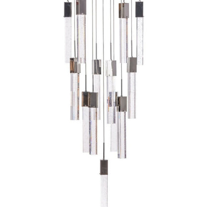 Sparkling Night Cylinder Chandelier 13 Light - Lightings Menu