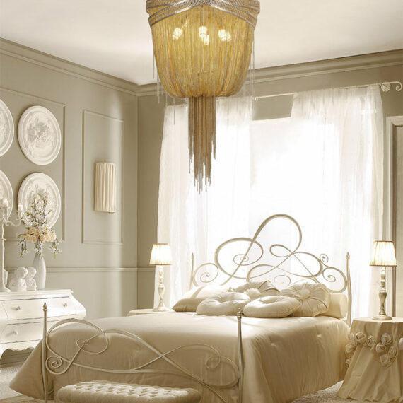 Stacking Rings Chain Tassel Pendant Chandelier - Lightings Menu