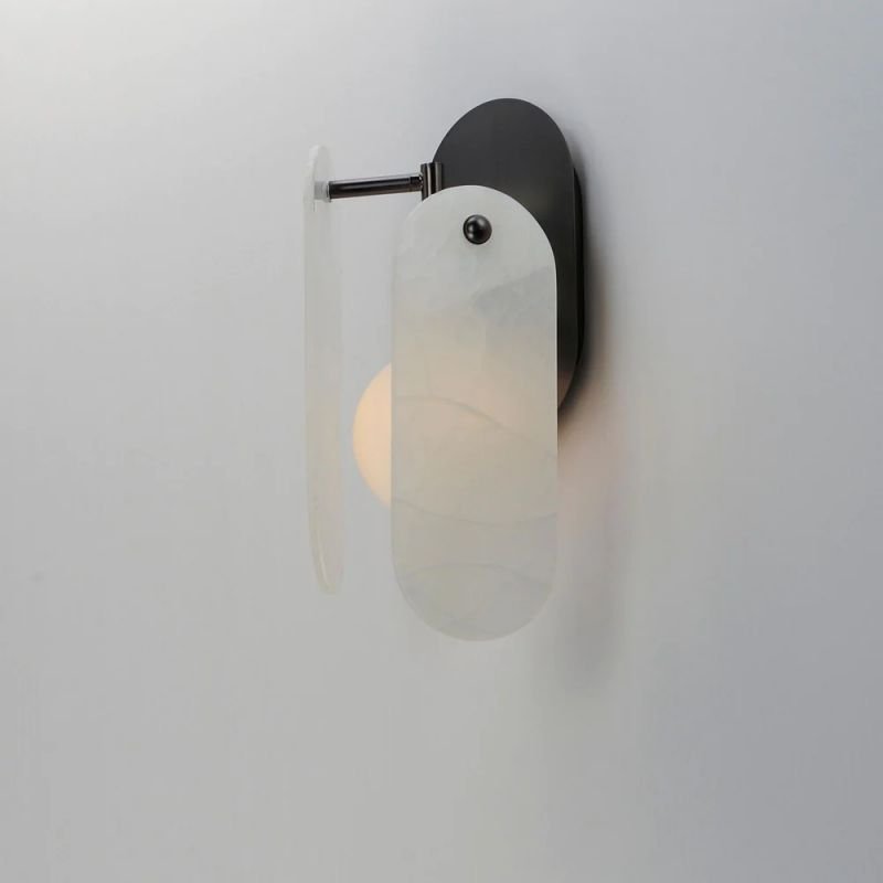 Studio M Alabaster Megalith Wall Sconce - Lightings Menu