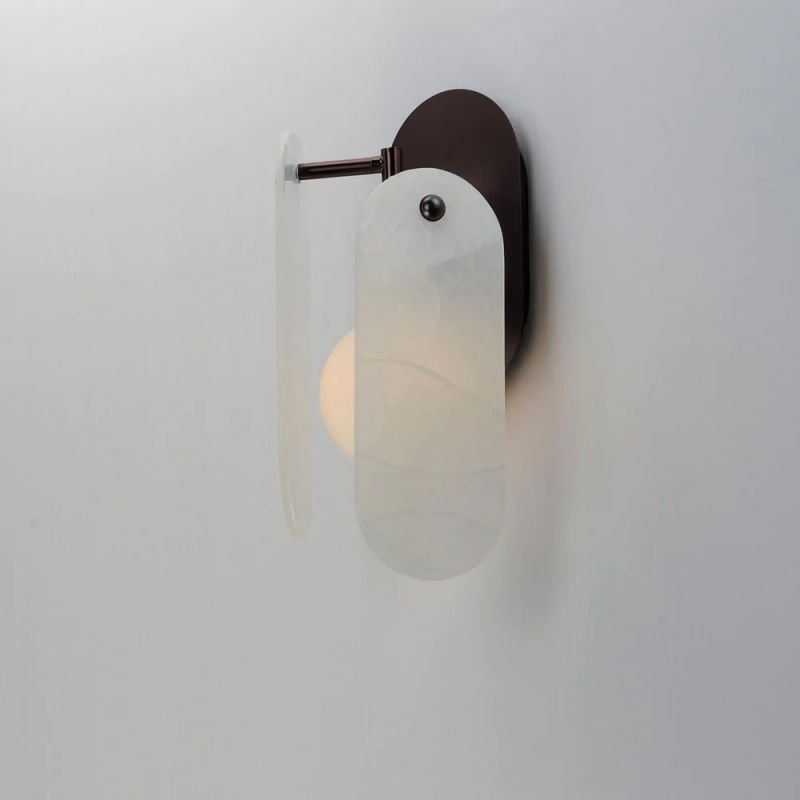 Studio M Alabaster Megalith Wall Sconce - Lightings Menu