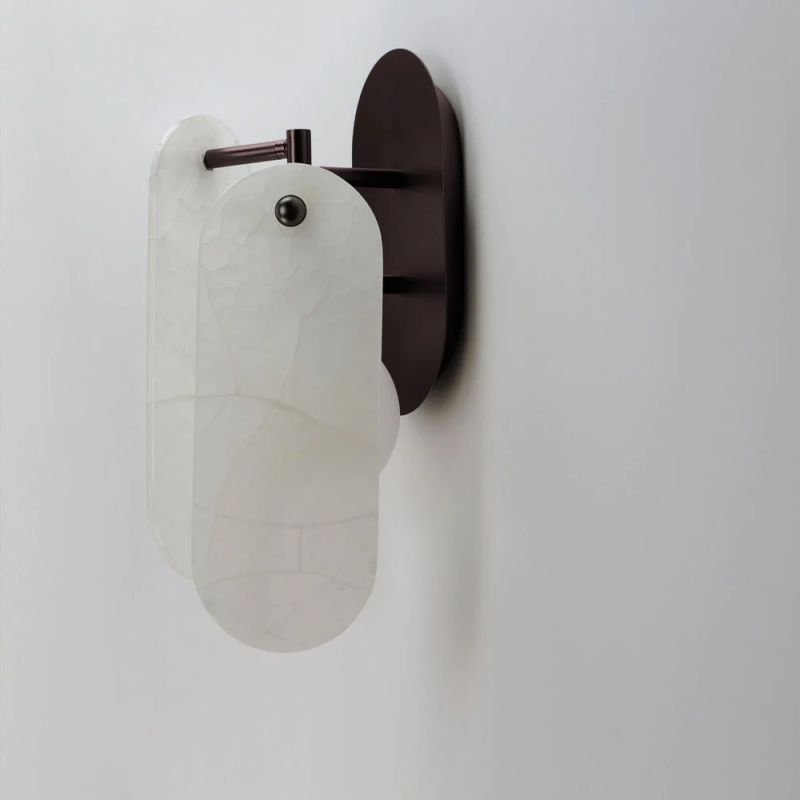 Studio M Alabaster Megalith Wall Sconce - Lightings Menu