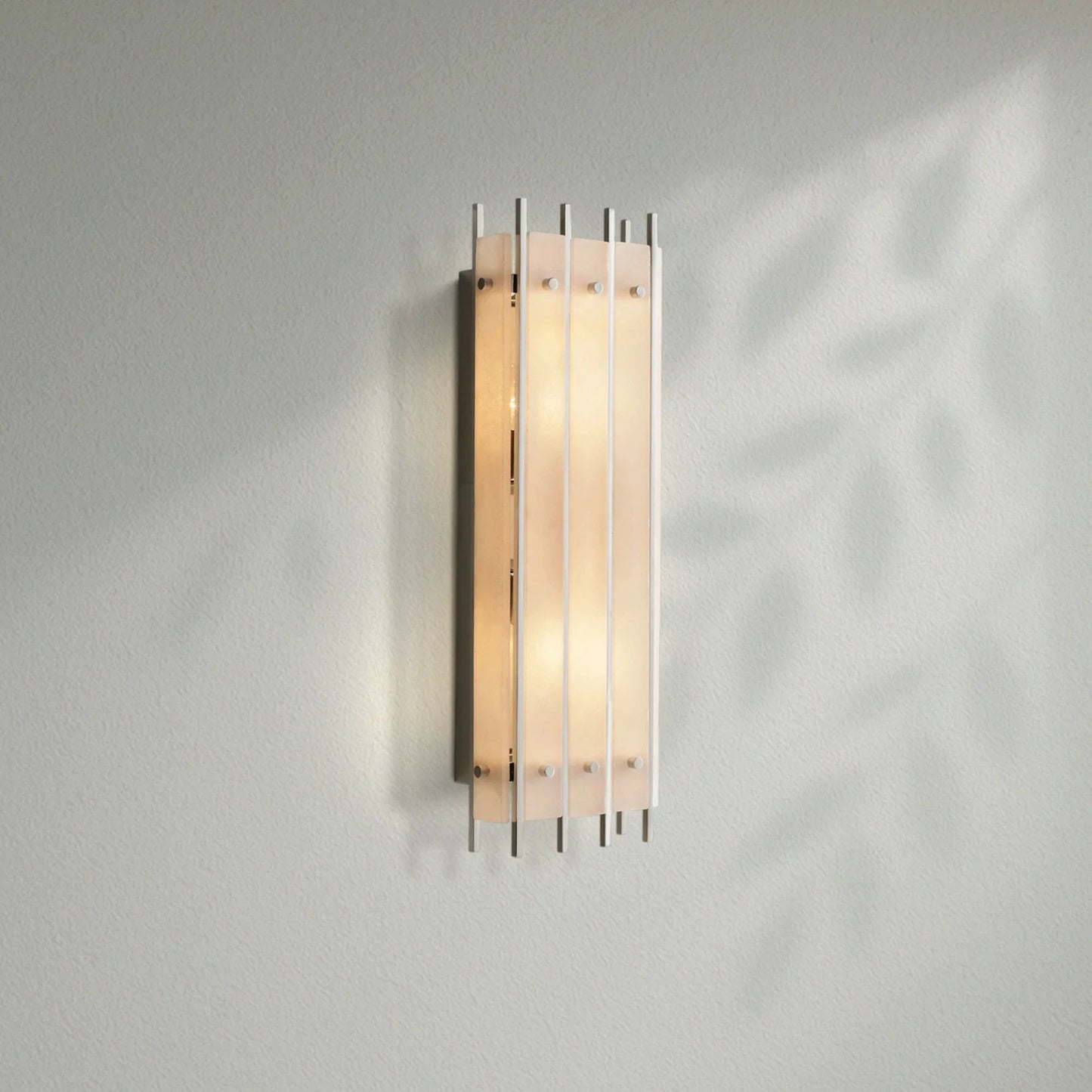 Sun Marco Alabaster Grand Rectangular Sconce - Lightings Menu