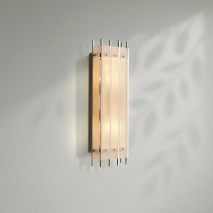 Sun Marco Alabaster Grand Rectangular Sconce - Lightings Menu