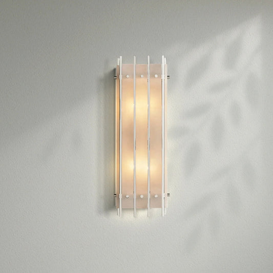 Sun Marco Alabaster Grand Rectangular Sconce - Lightings Menu