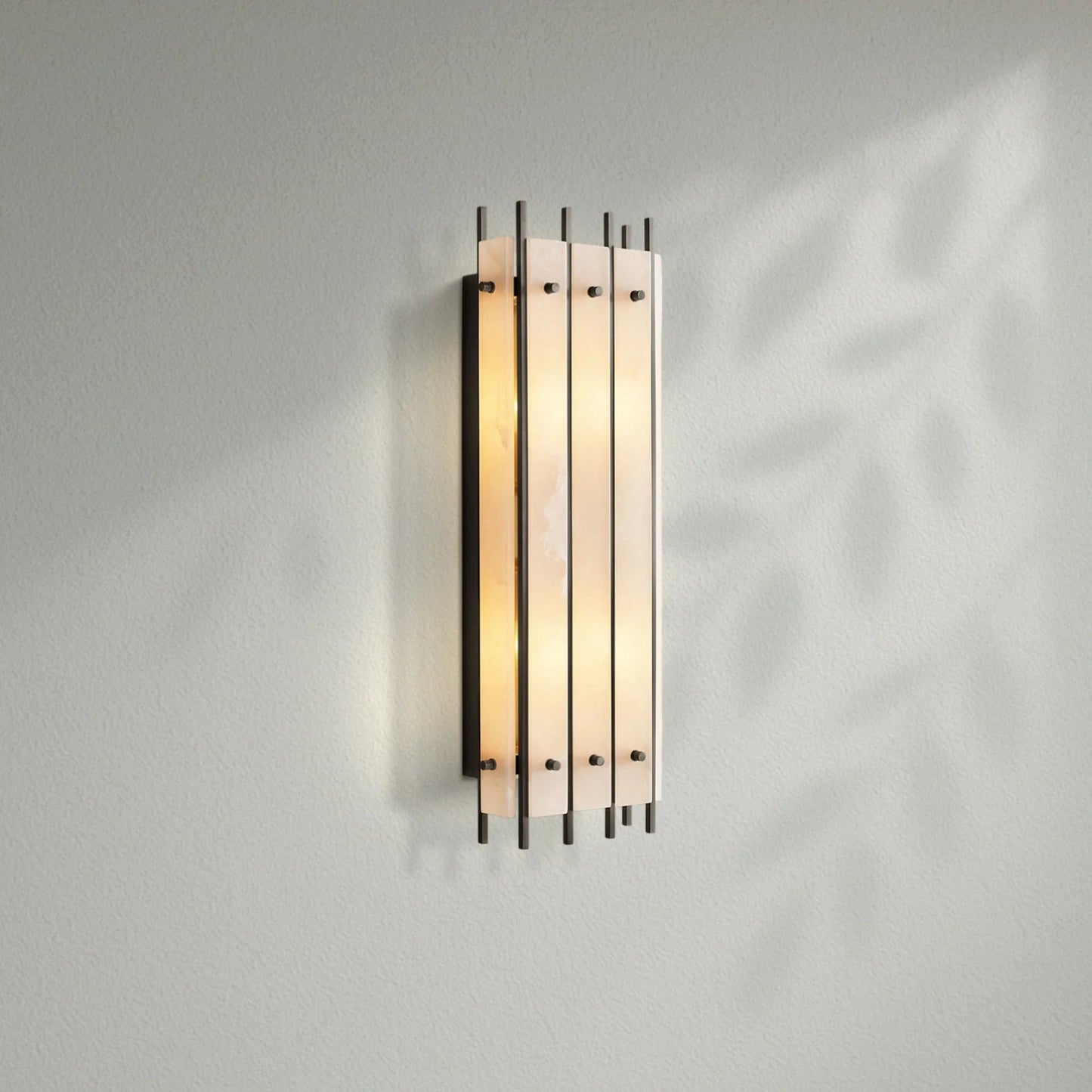 Sun Marco Alabaster Grand Rectangular Sconce - Lightings Menu