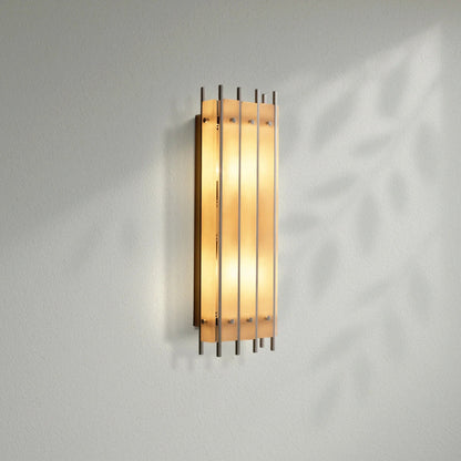 Sun Marco Alabaster Grand Rectangular Sconce - Lightings Menu