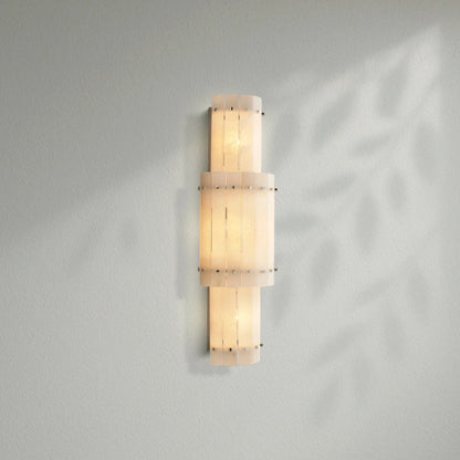Sun Marco Alabaster Grand Round Sconce - Lightings Menu