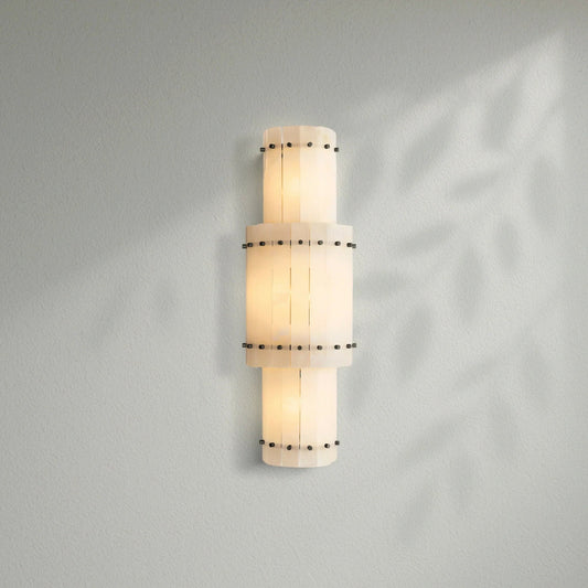 Sun Marco Alabaster Grand Round Sconce - Lightings Menu