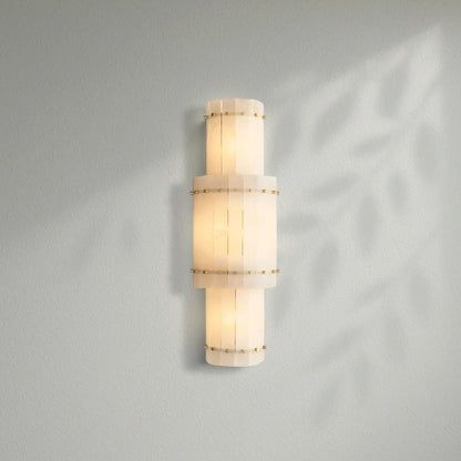 Sun Marco Alabaster Grand Round Sconce - Lightings Menu