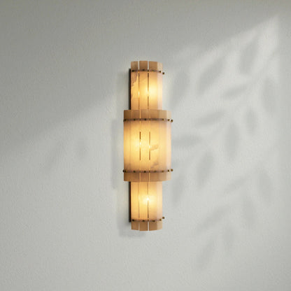 Sun Marco Alabaster Grand Round Sconce - Lightings Menu