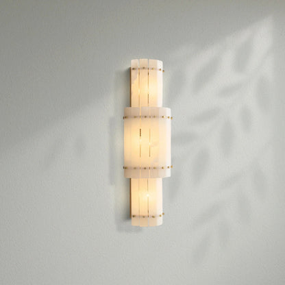 Sun Marco Alabaster Grand Round Sconce - Lightings Menu