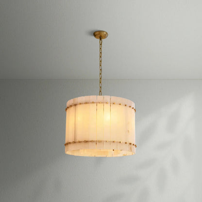 Sun Marco Alabaster Round Chandelier - Lightings Menu