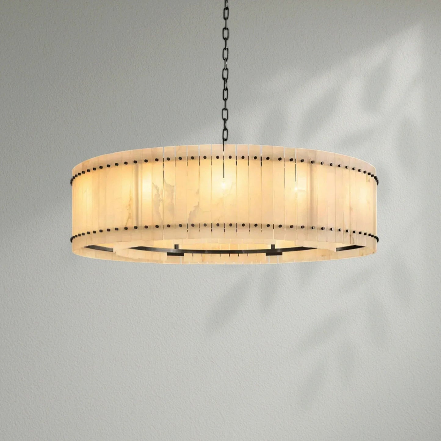 Sun Marco Alabaster Round Chandelier - Lightings Menu