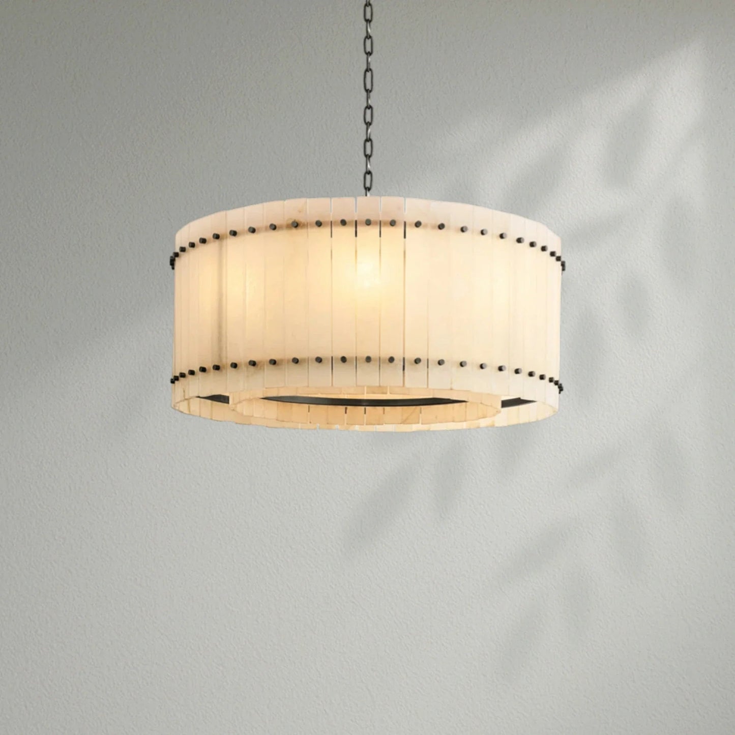 Sun Marco Alabaster Round Chandelier - Lightings Menu