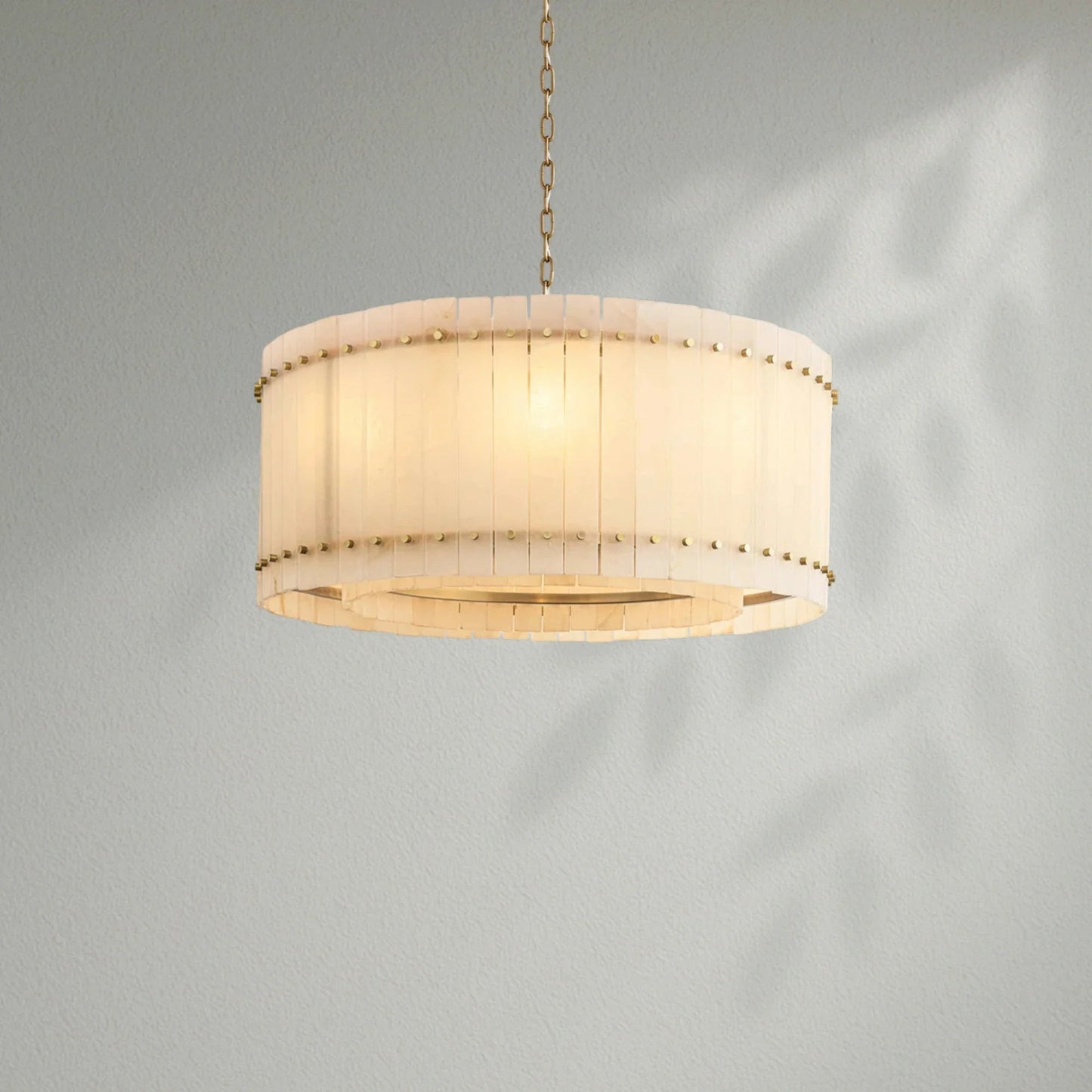Sun Marco Alabaster Round Chandelier - Lightings Menu