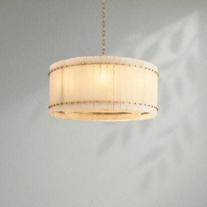 Sun Marco Alabaster Round Chandelier - Lightings Menu