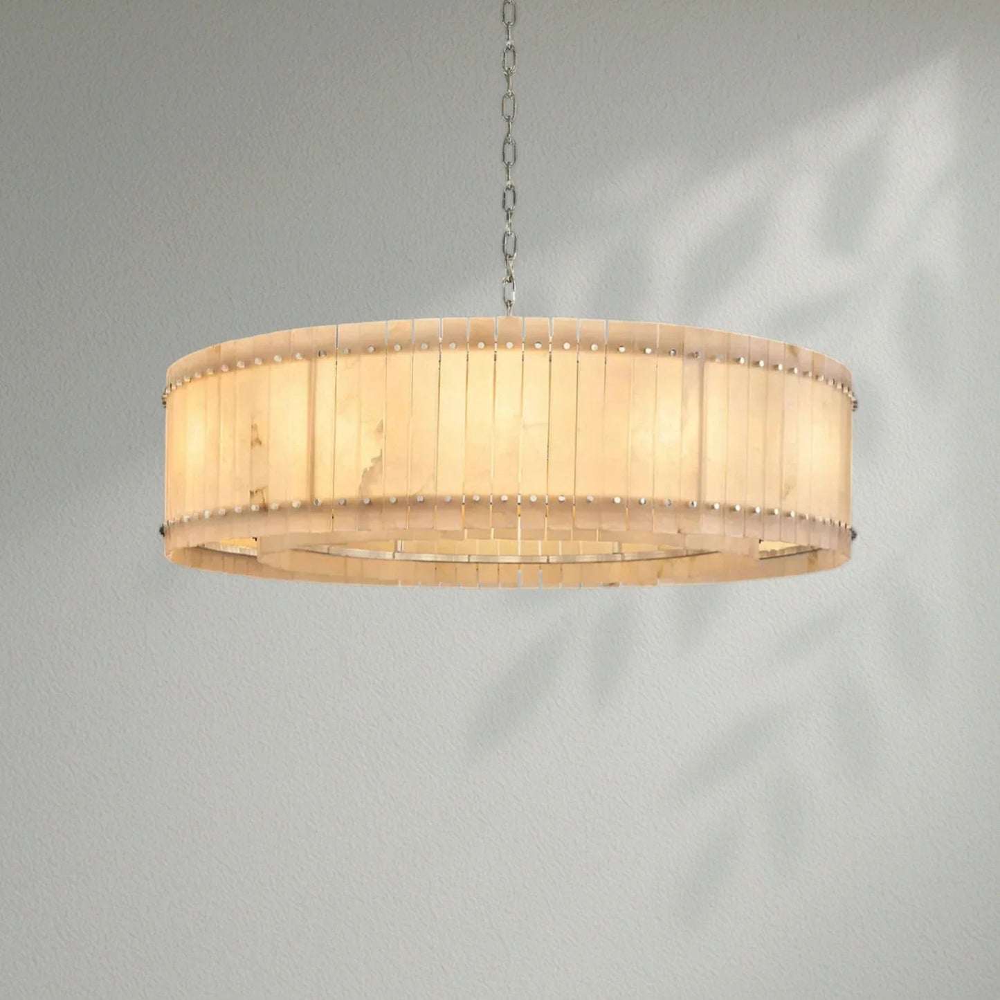 Sun Marco Alabaster Round Chandelier - Lightings Menu