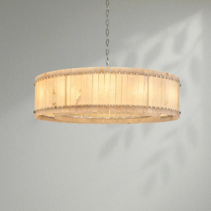 Sun Marco Alabaster Round Chandelier - Lightings Menu